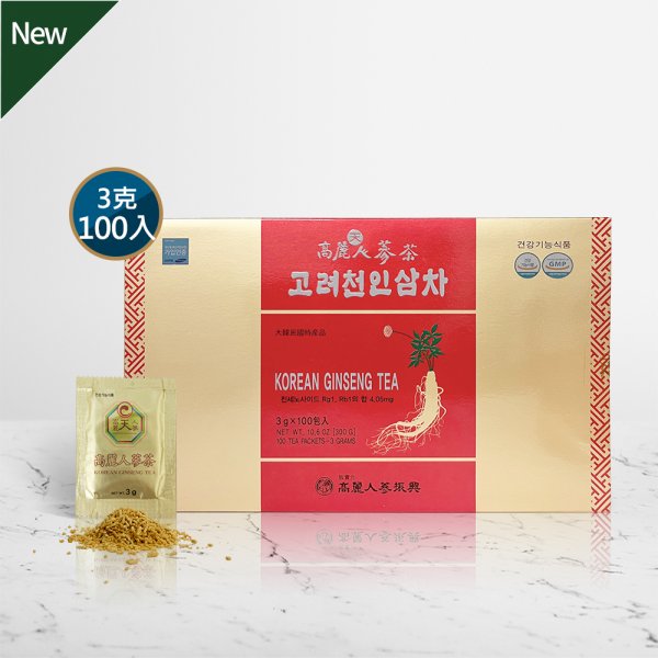高麗人蔘茶 100入